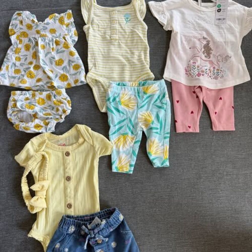 Carter's Baby Girl Clothing Lot 3M